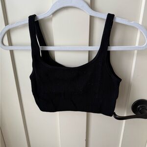 Cotton On Black Ribbed Top